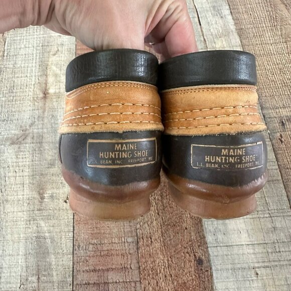 Vintage LL Bean Maine Hunting Shoe Size 6 Mens Duck Boots Waterproof - Picture 2 of 11